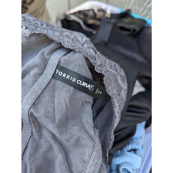 Torrid Curve Woman's Bralette Plus Size 2X Fairy Grunge Festival Boho Sexy Lace - Picture 4 of 4